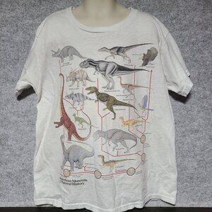 GUC Boys Dinosaur Evolution Tee American Museum of Natural History Size S Gildan